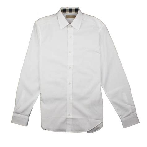 burberry white long sleeve shirt|long sleeve burberry t shirt.